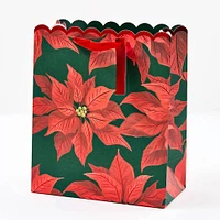 Elegant Poinsettias Gift Bag