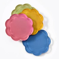 Acrylic Scalloped Coaster Set