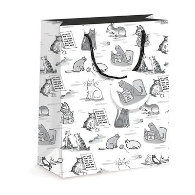 Cartoon Cats Medium Gift Bag