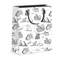 Cartoon Cats Medium Gift Bag