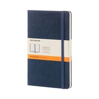 Hard Sapphire Blue Moleskine Journal