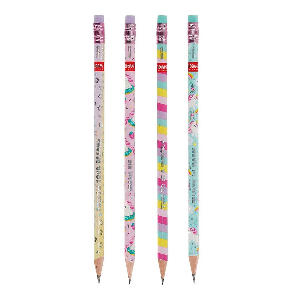 Legami Unicorn Scented Graphite Pencils