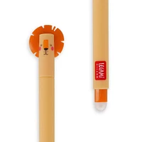 Lion Orange Erasable Gel Pen