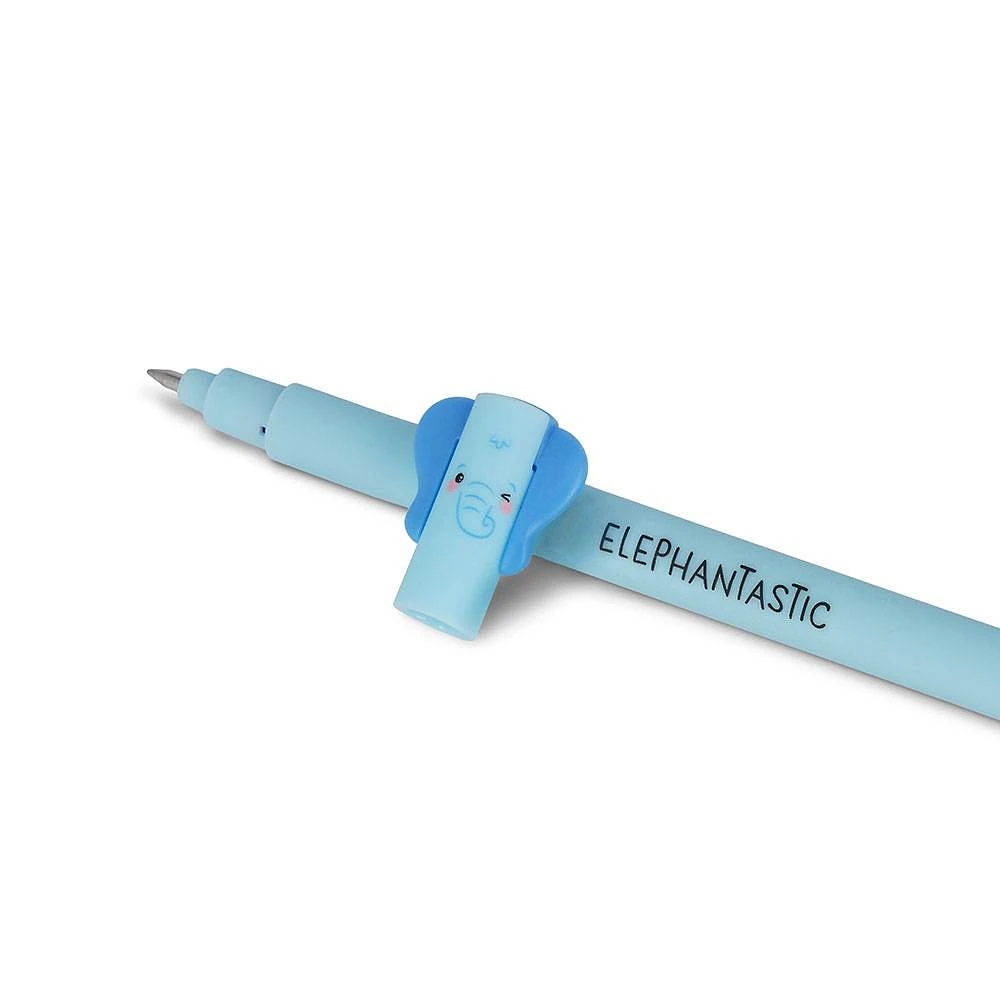 Elephant Blue Erasable Gel Pen