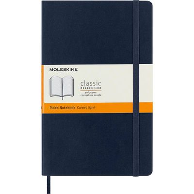 Moleskine Sapphire Blue Soft Cover Classic Notebook