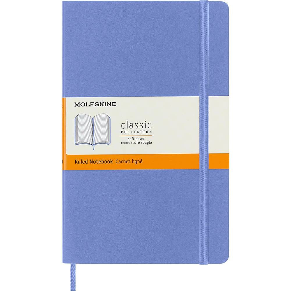 Moleskine Hydrangea Blue Soft Cover Classic Notebook,