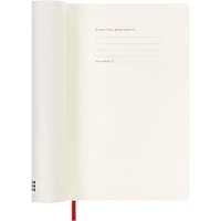 2025 Moleskine Scarlet Red Soft Cover Weekly Planner