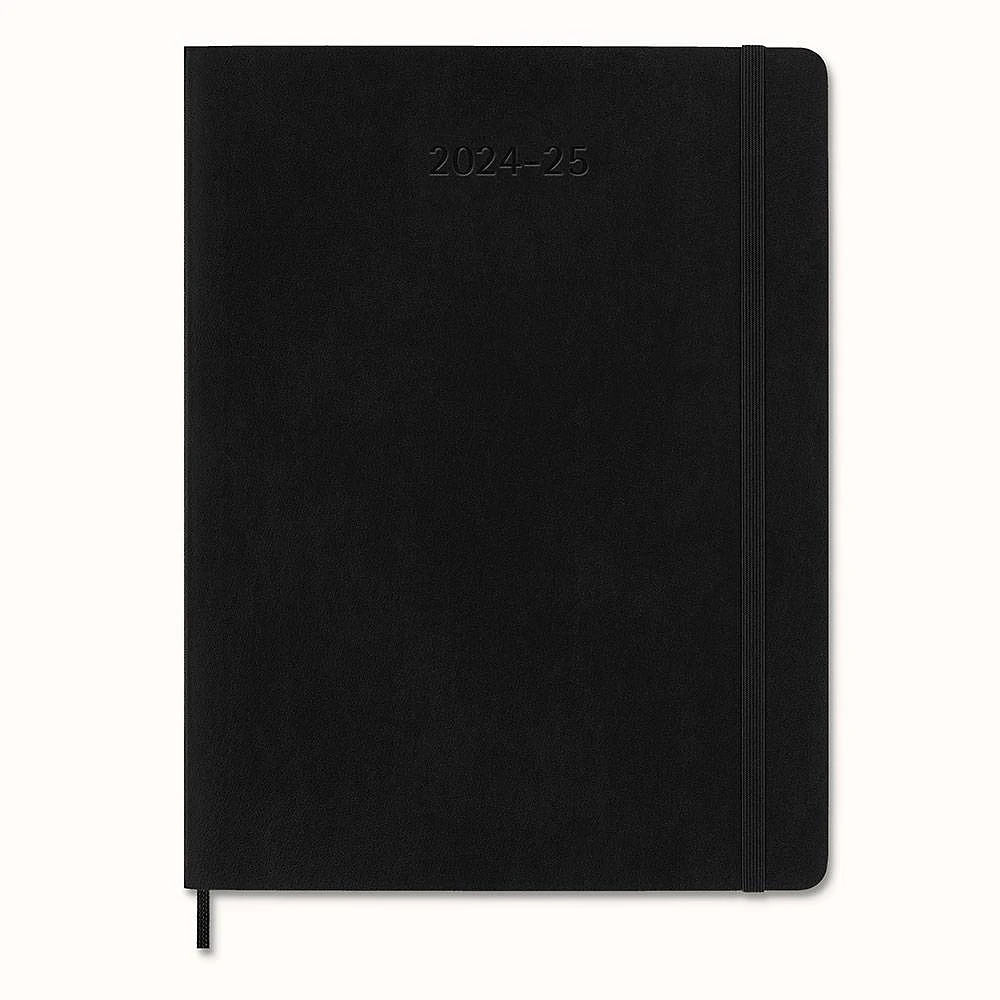 2024-2025 Moleskine Black Weekly Planner & Notebook