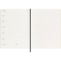 2024-2025 Moleskine Black Weekly Planner & Notebook