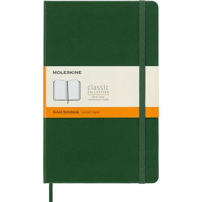 Moleskine Myrtle Green Ruled Hardcover Classic Notebook