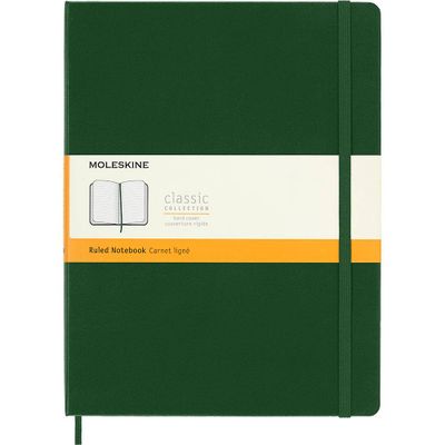 Moleskine Extra Large Myrtle Green Hardcover Classic Notebook