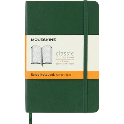 Moleskine Myrtle Green Soft Cover Pocket Classic Notebook