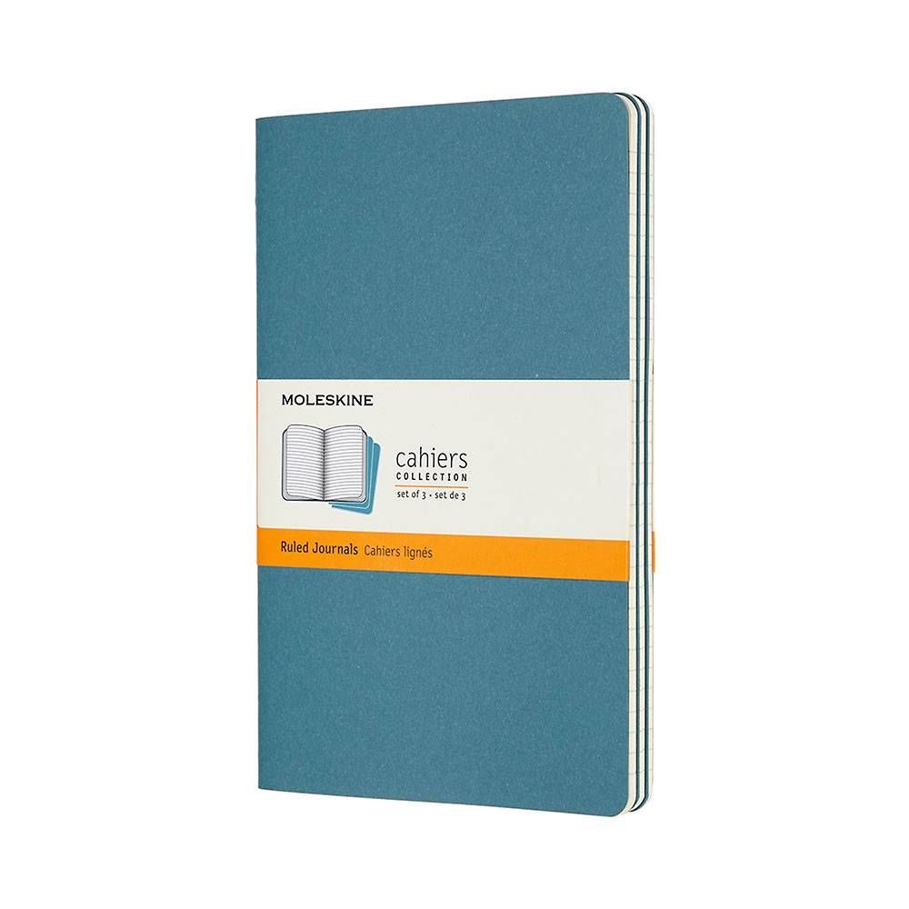 Moleskine Subject Cahier Journals Set of 2 - Black / Kraft