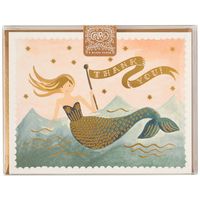 Rifle Paper Co. Mermaid Thank You Cards