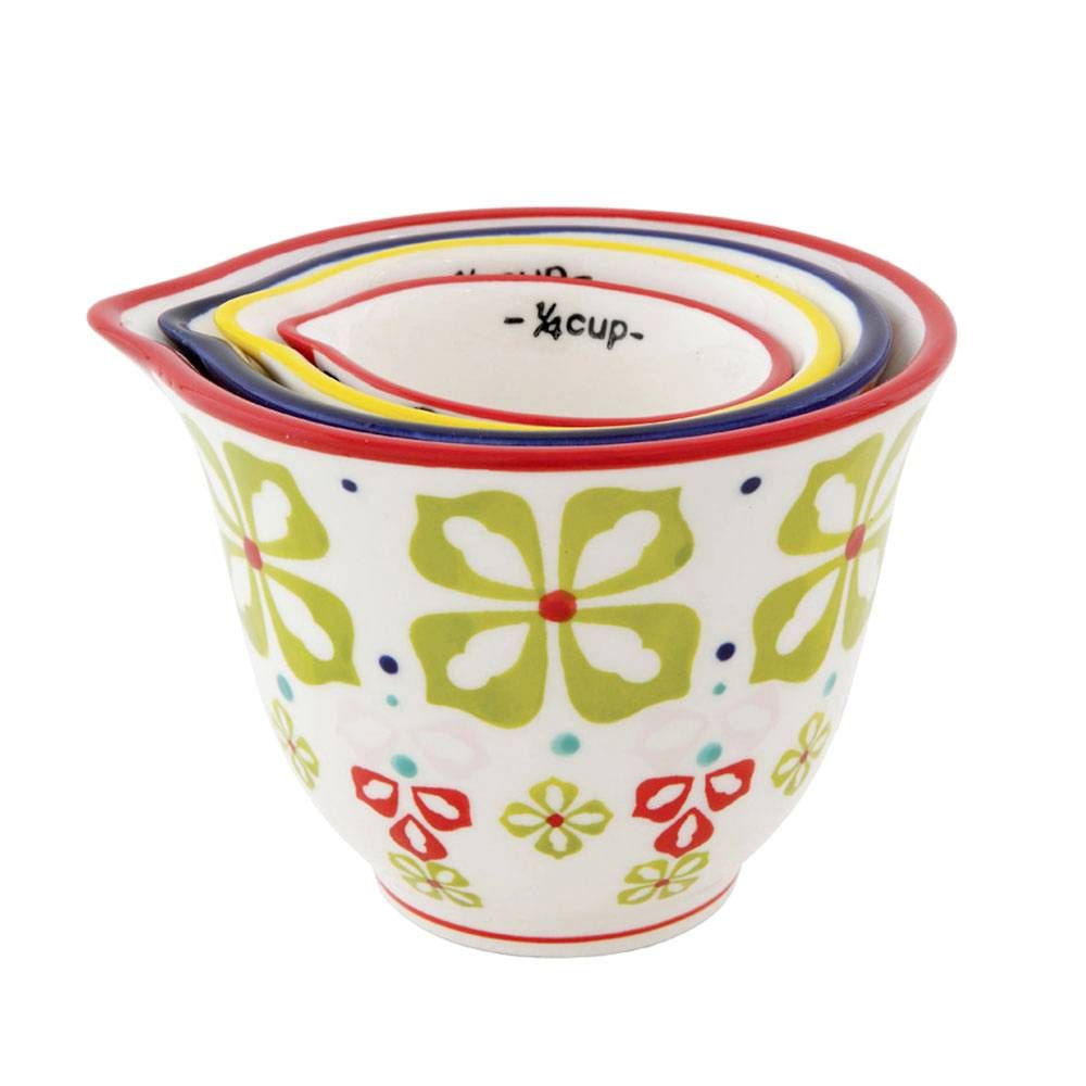 Floral Measuring Cup Set