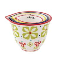 Floral Measuring Cup Set