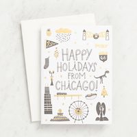 Chicago Holiday Card Set