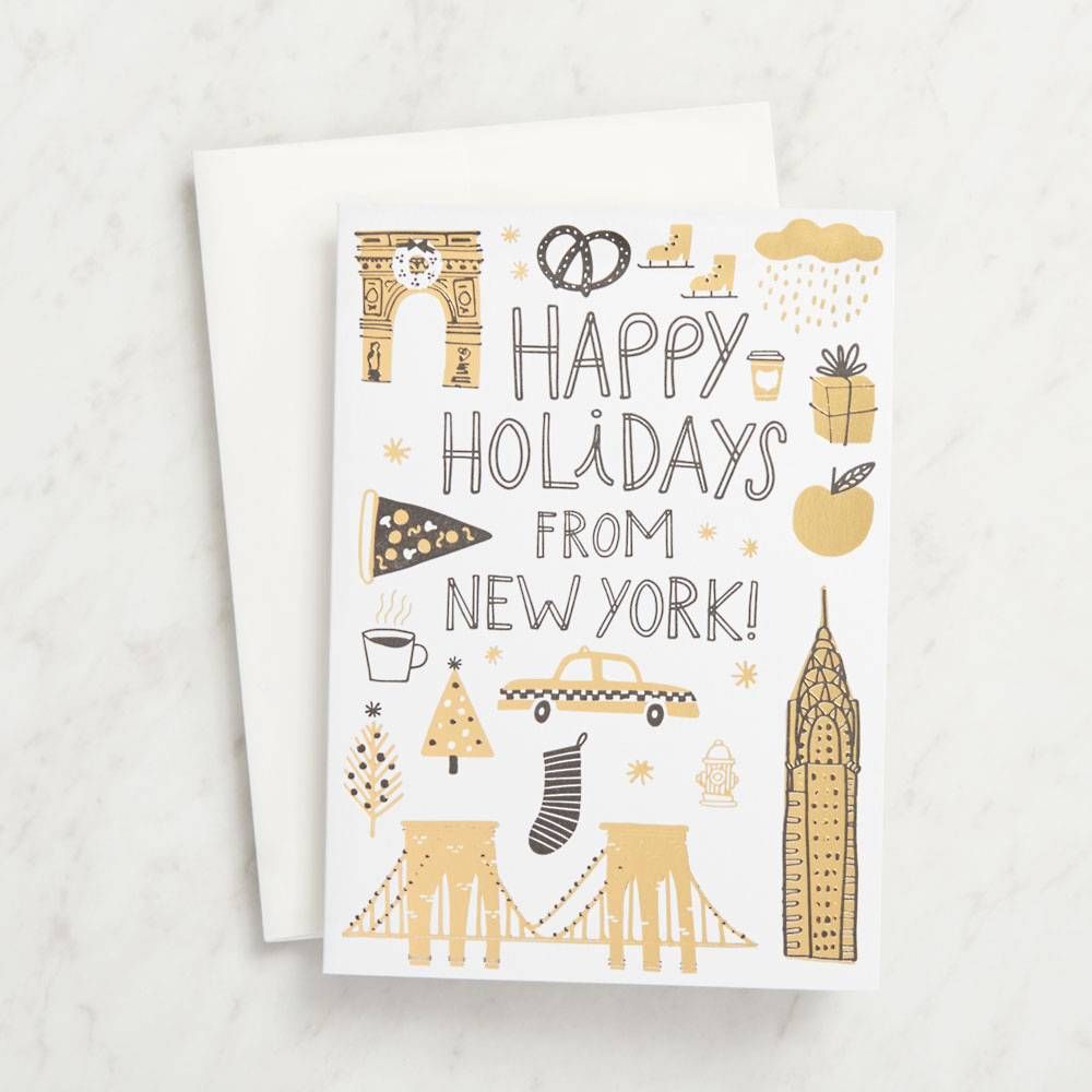 New York Holiday Card Set