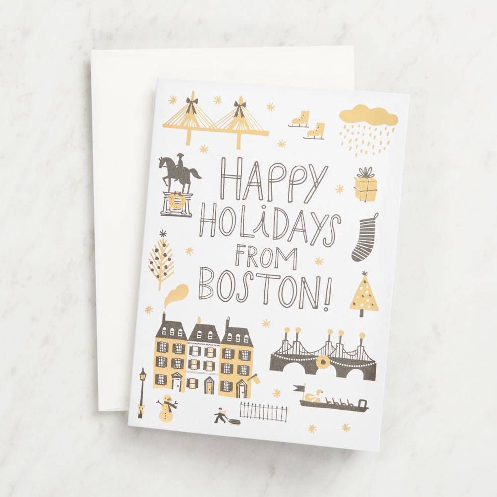 Boston Holiday Card Set