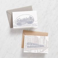 Chicago Cityscapes Stationery Set