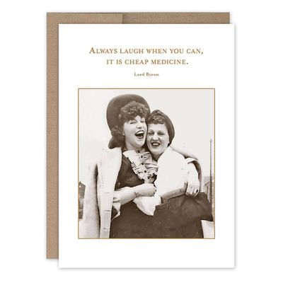 Always Laugh Get Well Card