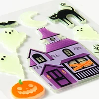 Haunted House Window Gel Clings