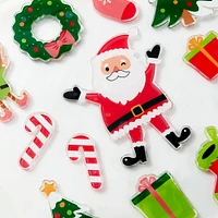 Santa and Elf Window Gel Clings