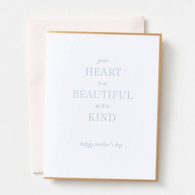 Beautiful Heart Mother's Day Card