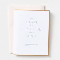 Beautiful Heart Mother's Day Card