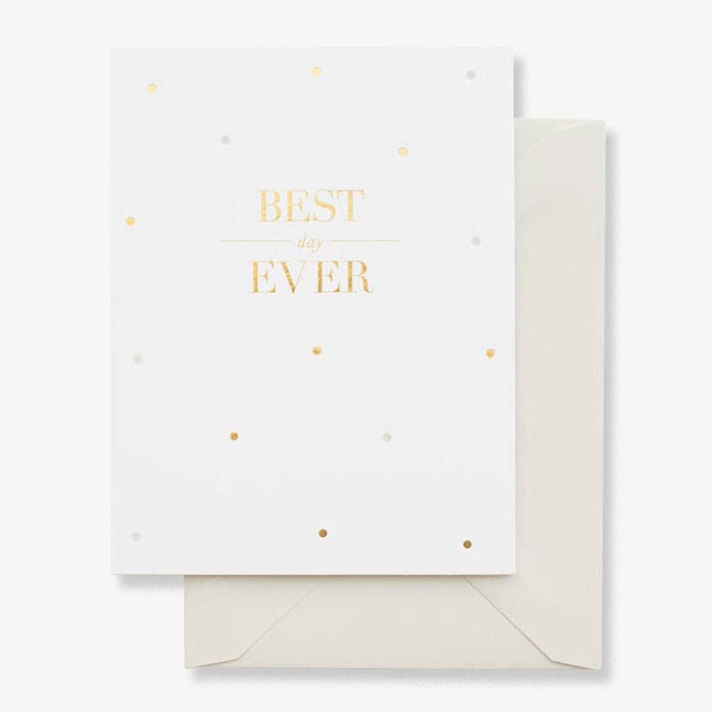 Best Day Ever Wedding Card