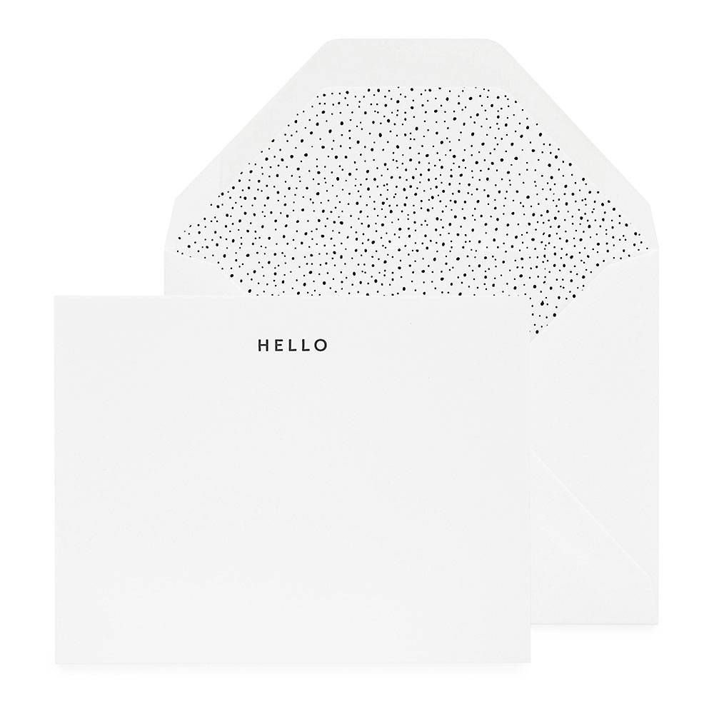 Hello Speckle Dot Stationery Set