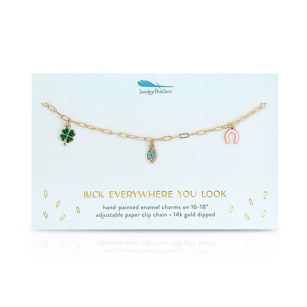 Luck Is On Your Side Charm Necklace