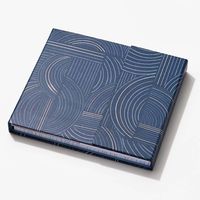 Navy Foil Sticky Note Organizer