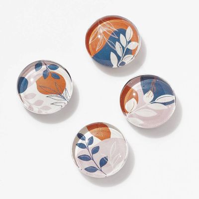 Abstract Floral Magnet Set