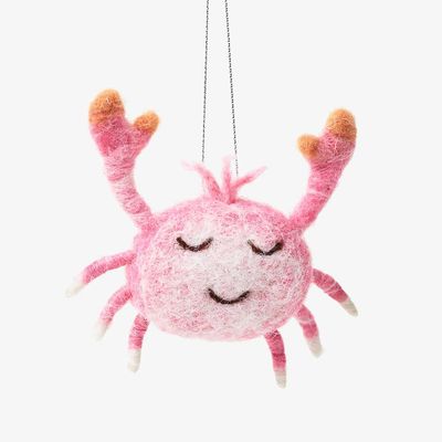 Felt Crab Ornament