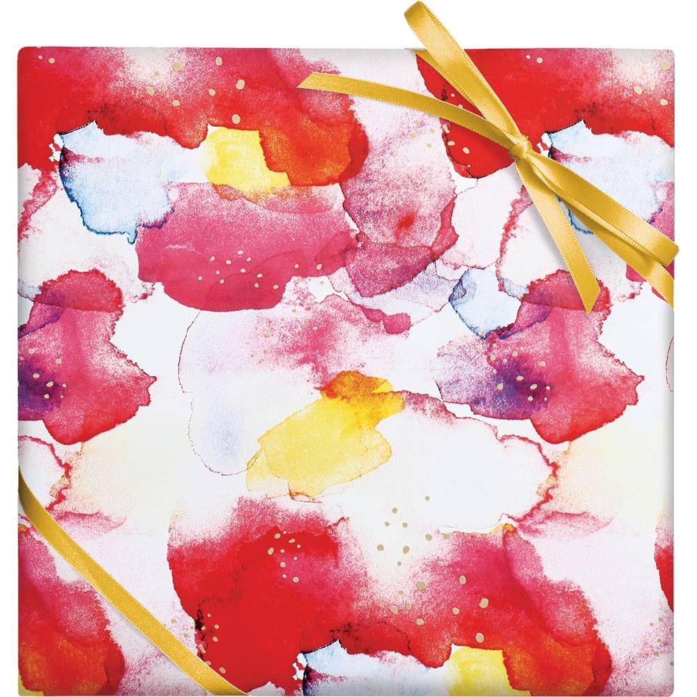 Abstract Watercolor Stone Wrapping Paper