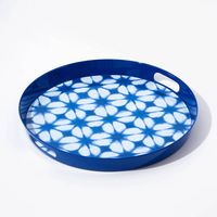 Blue Shibori Serving Tray