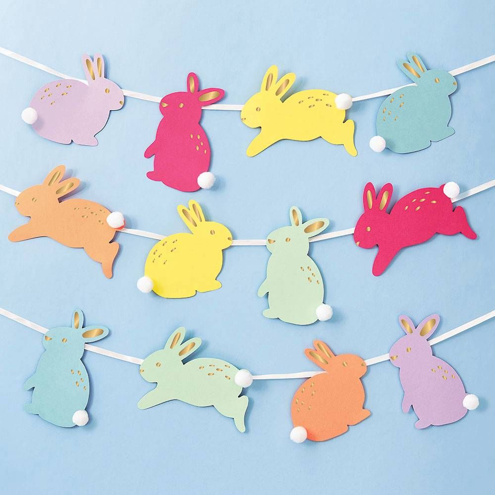 Colorful Bunny Garland Kit