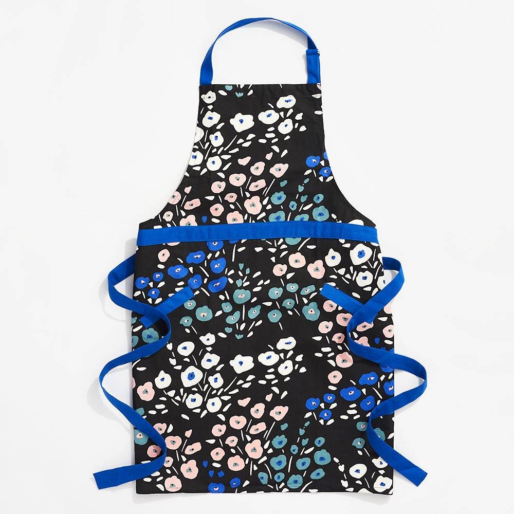 Blue Floral Apron