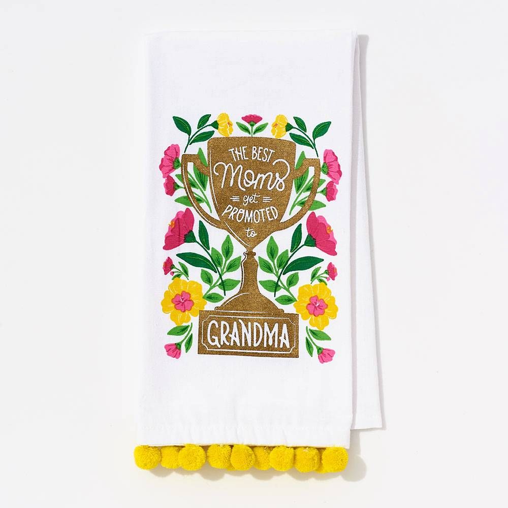 Promoted To Grandma Tea Towel