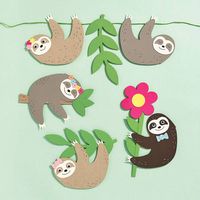 Sloth Garland Craft Kit