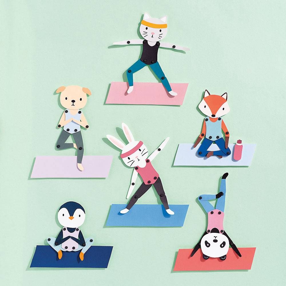 Yoga Animals Paper Kit