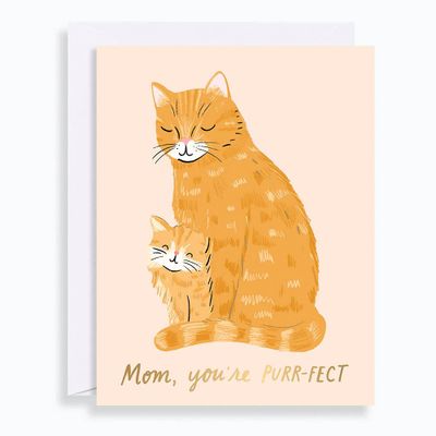 Purrfect Mom Mother's Day Card