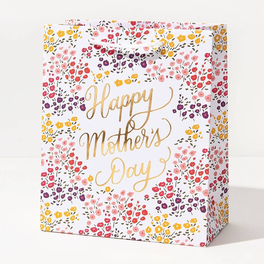 Happy Mother's Day Floral Gift Bag