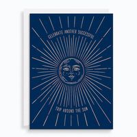 Trip Around Sun Birthday Card