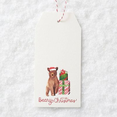 Beary Christmas Gift Tags