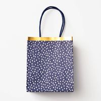 Navy Flurry Treat Bags