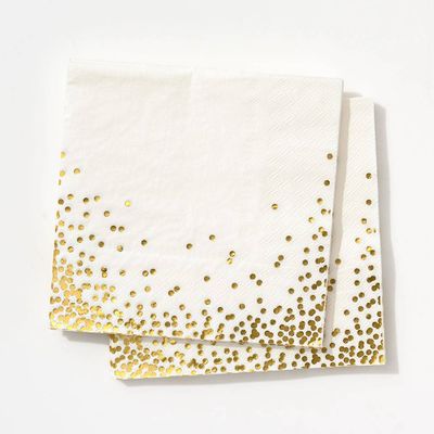 Gold Confetti Large Napkins