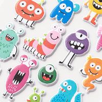 Monster Puffy Stickers