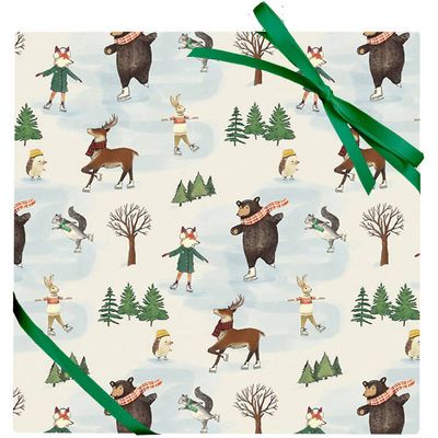 Paper Source Gingerbread Critters Wrapping Paper